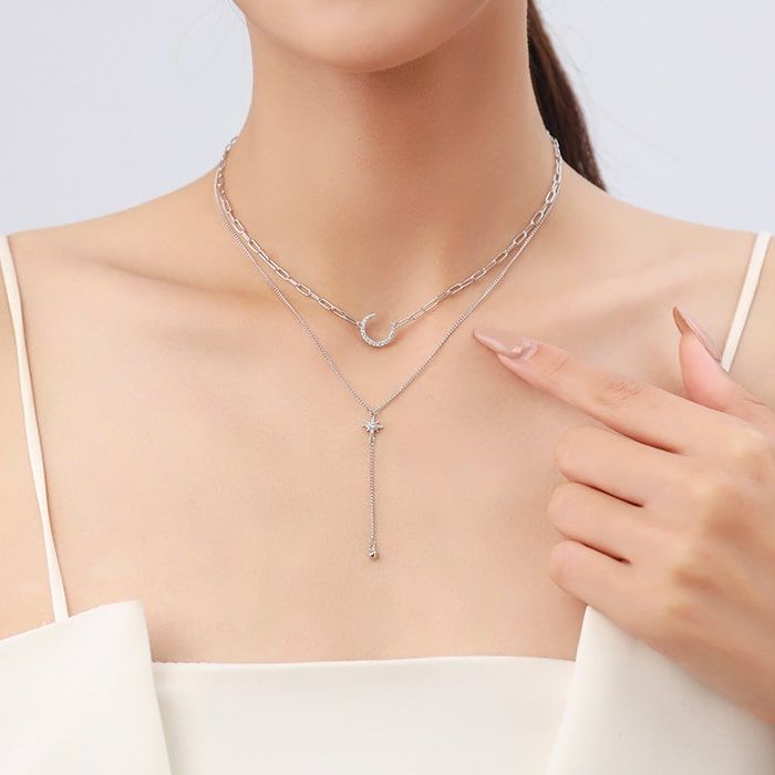 Collar Star Moon Set