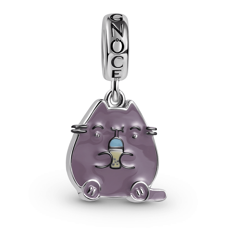 Charm Colgante Gato Bubba de Leedoesillustrations