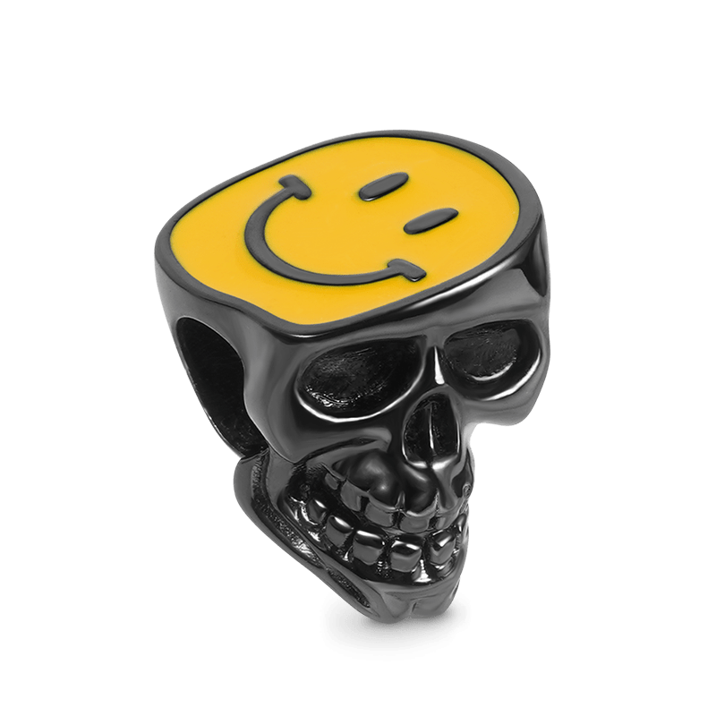 Charm Colgante de calavera sonriente