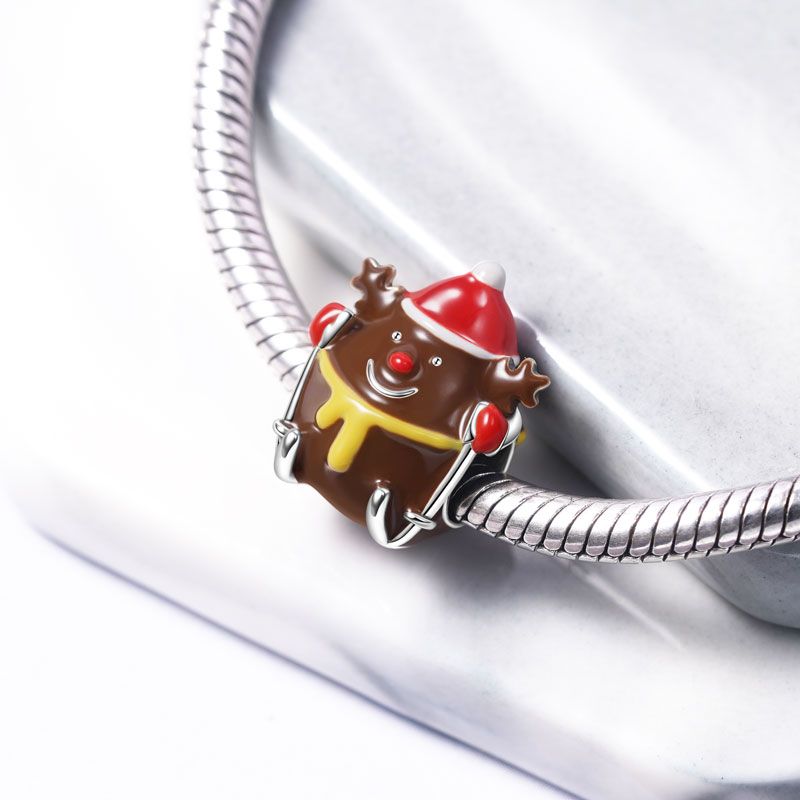 Charm colgante de Reno de Navidad
