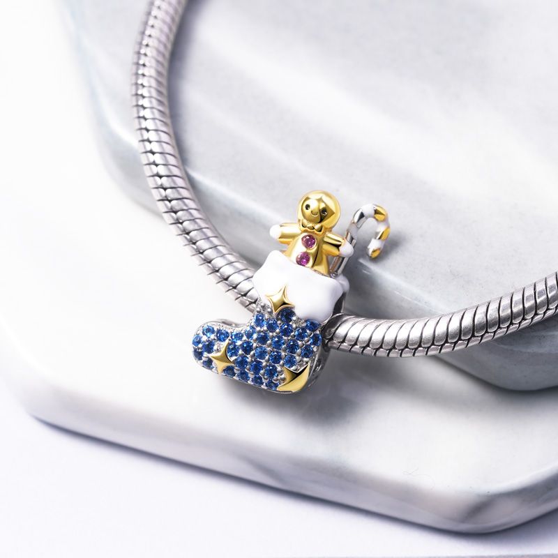 Charm Colgante Calcetín de Navidad