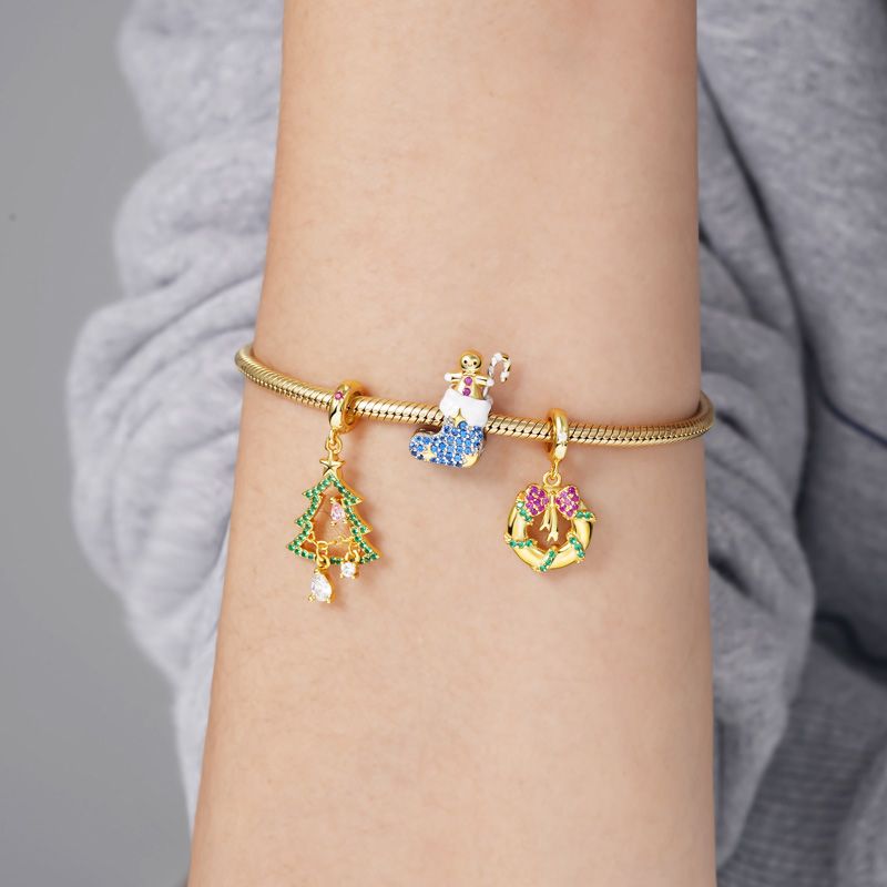 Charm Colgante Calcetín de Navidad
