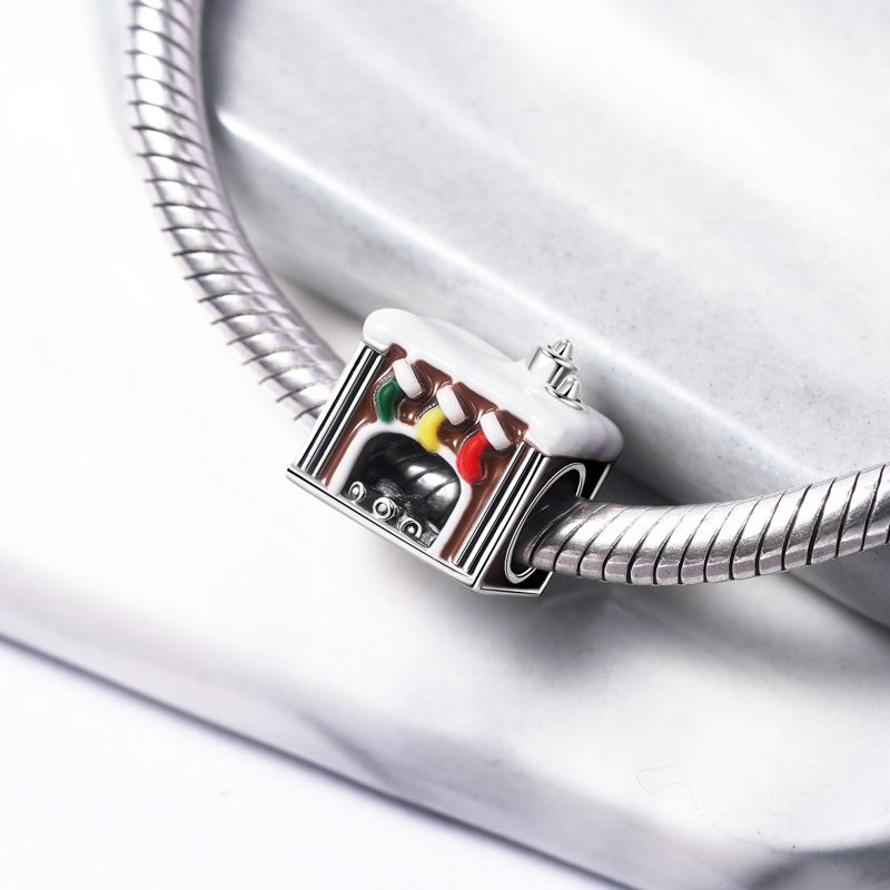Charm Colgante Chimenea de Navidad