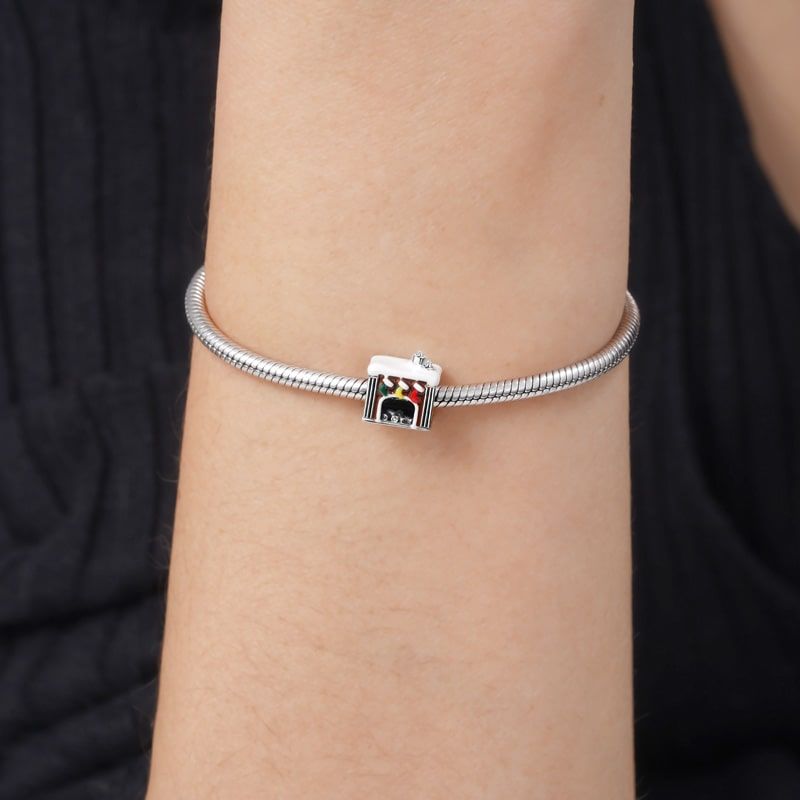 Charm Colgante Chimenea de Navidad
