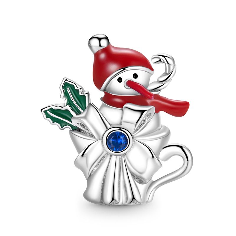 Charm Colgante Muñeco de Nieve