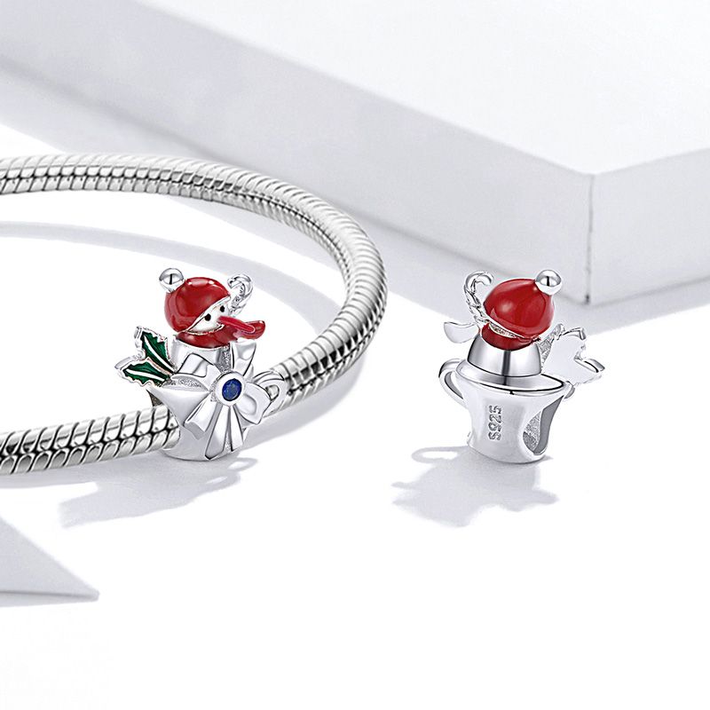 Charm Colgante Muñeco de Nieve