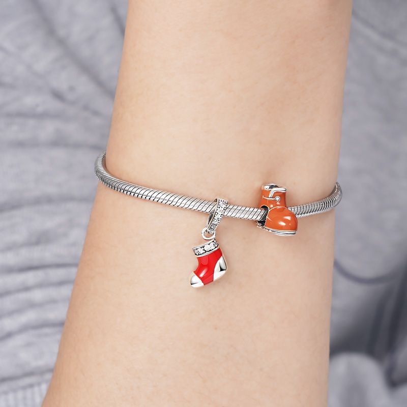 Charm Colgante Bota de Invierno de Nieve