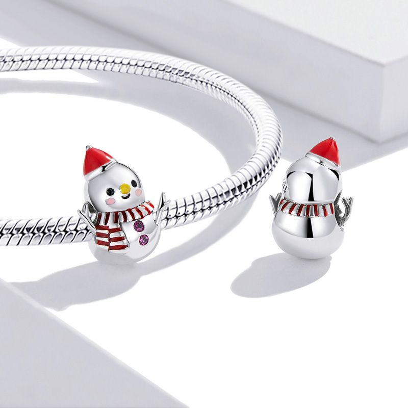 Charm Colgante Muñeco de Nieve