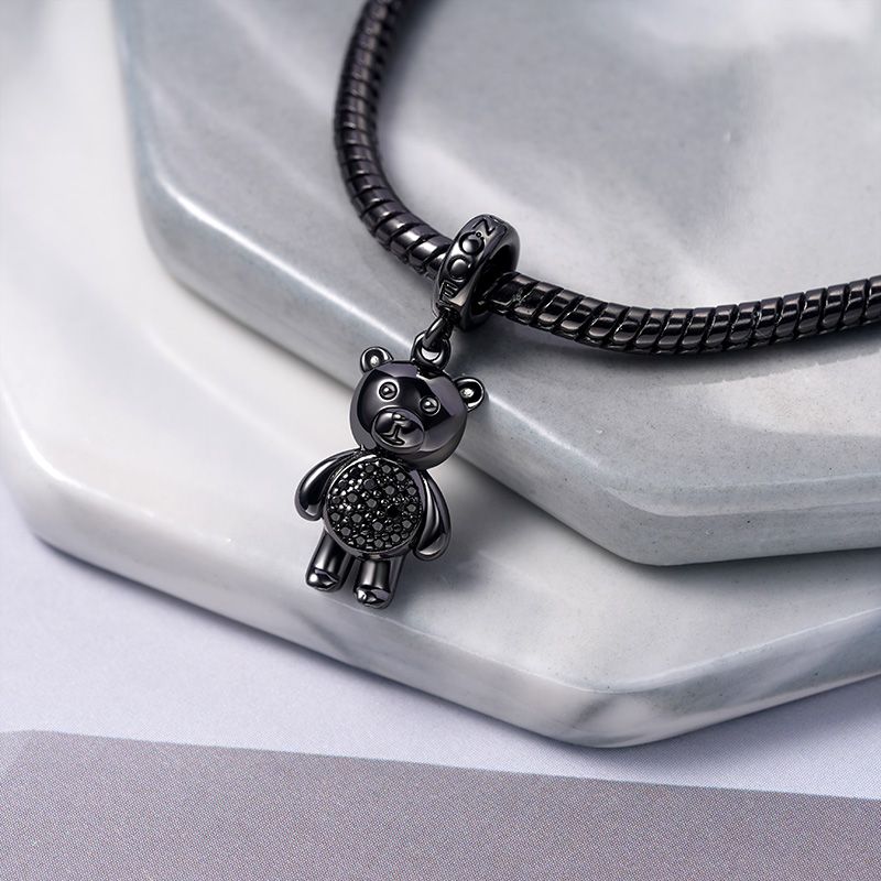 Charm Colgante Oso Negro