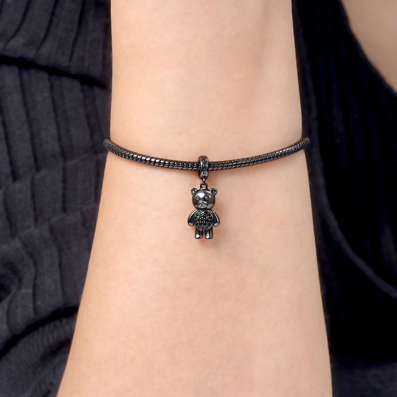 Charm Colgante Oso Negro