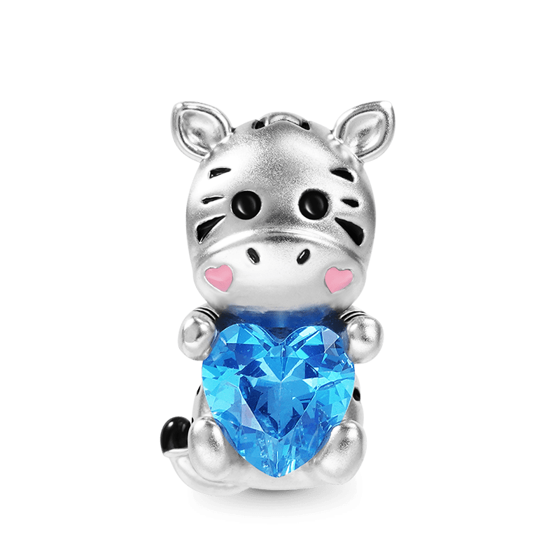 Charm Colgante de cebra bonita