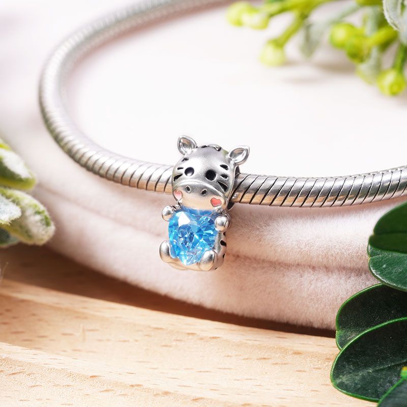 Charm Colgante de cebra bonita