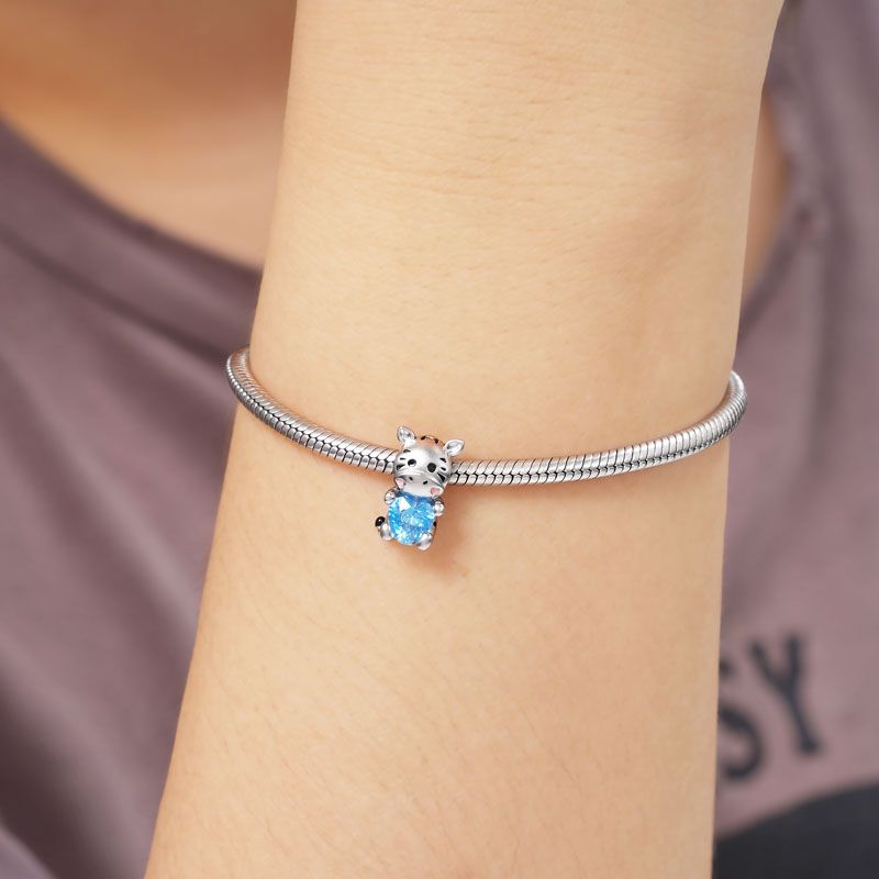 Charm Colgante de cebra bonita