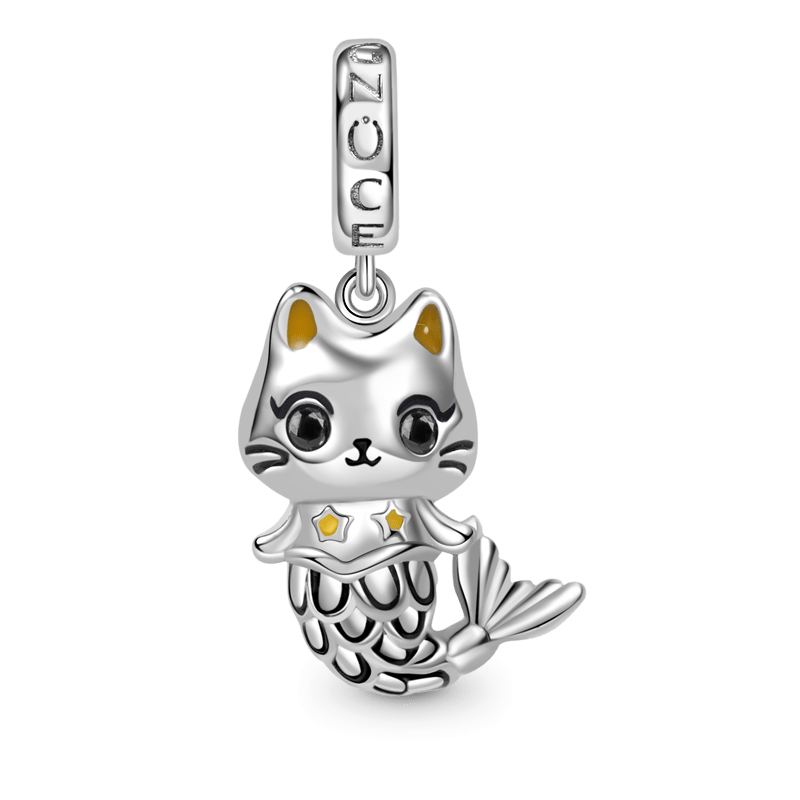 Charm Colgante Sirena Gato