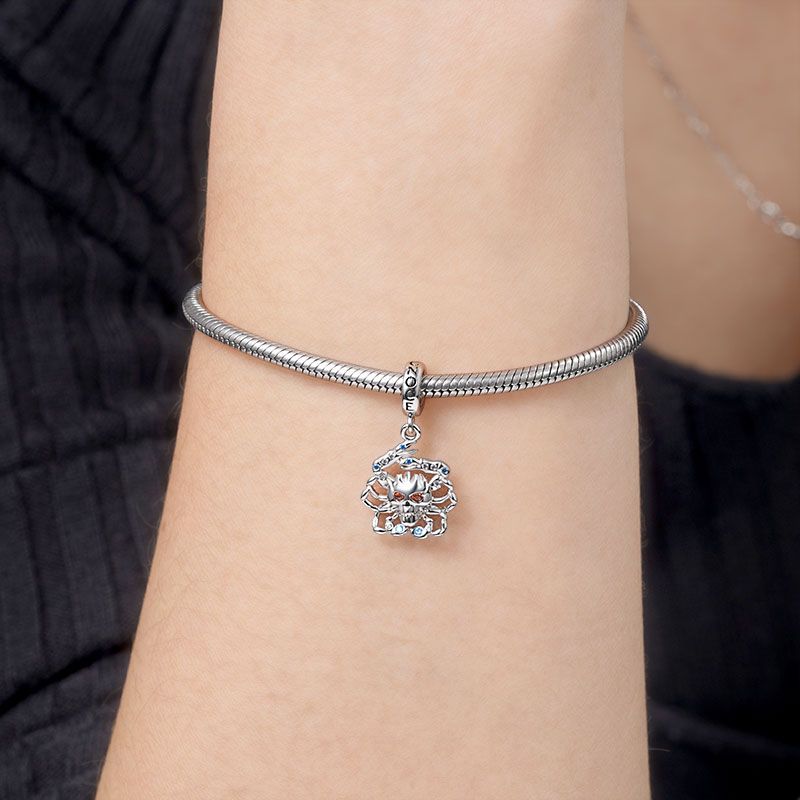 Charm Colgante Cráneo de Cangrejo