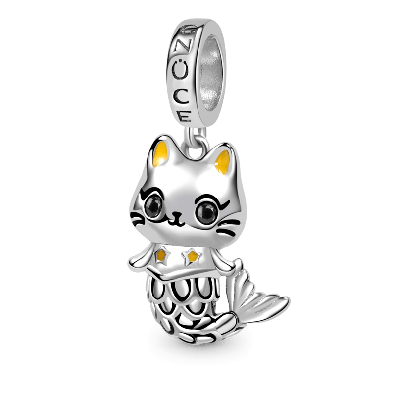 Charm Colgante Sirena Gato