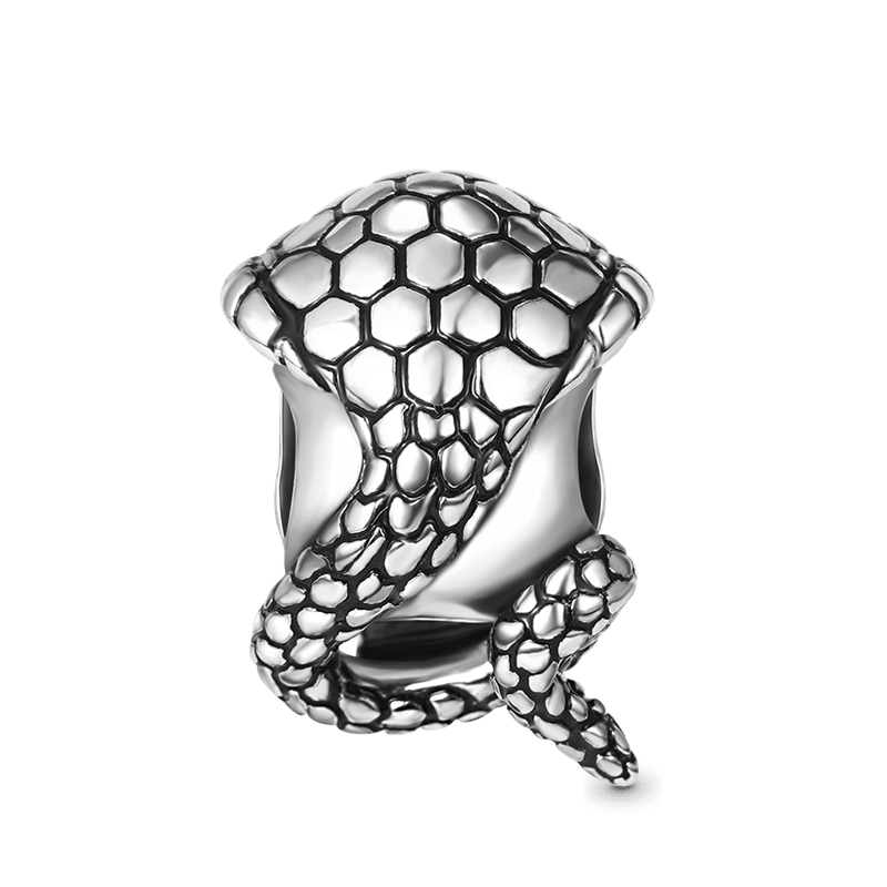 Charm colgante calavera de serpiente