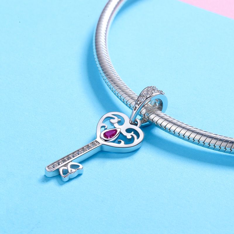 Charm Colgante Llave Al Corazón