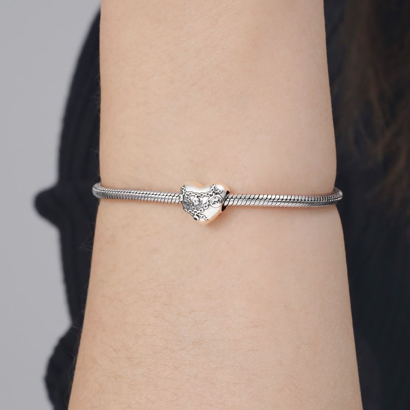 Charm Colgante Cadena de Corazón