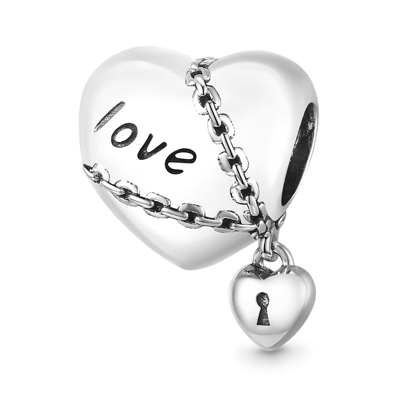 charm Colgante de Corazones love Forever