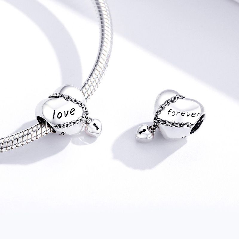 charm Colgante de Corazones love Forever