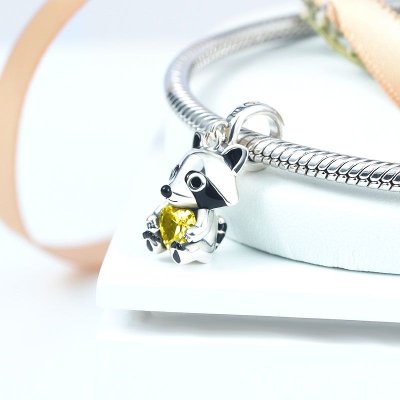 Charm Colgante de Mapache