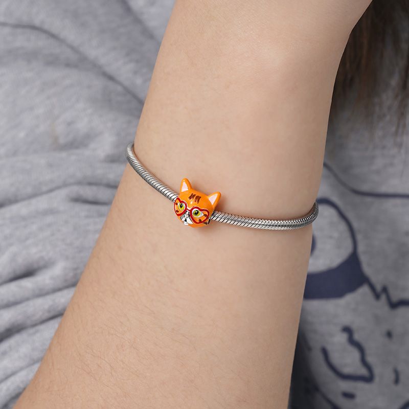 Colgante Gato Naranja