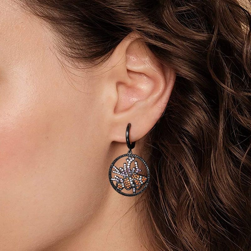 Pendientes de Peces Y Algas
