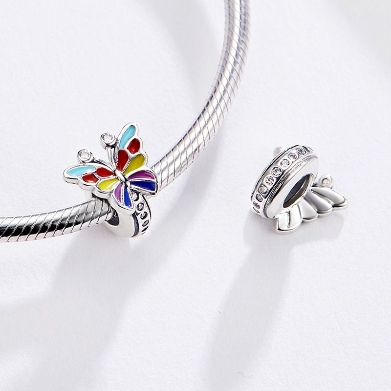 Charm de Clip Mariposa Colorida
