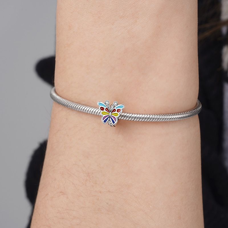 Charm de Clip Mariposa Colorida