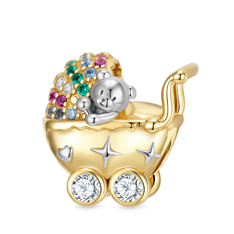 Charm Colgante Cochecito de Oso