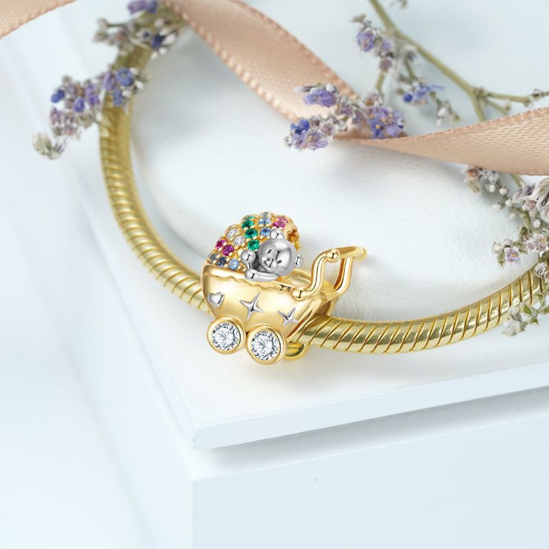 Charm Colgante Cochecito de Oso