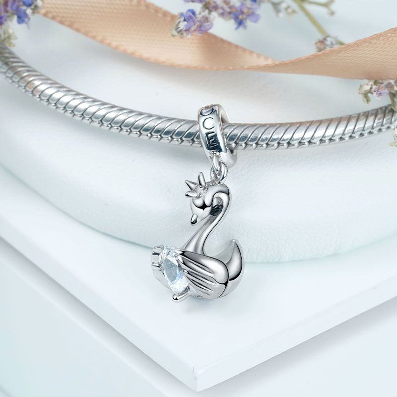 Charm Colgante de Cisne
