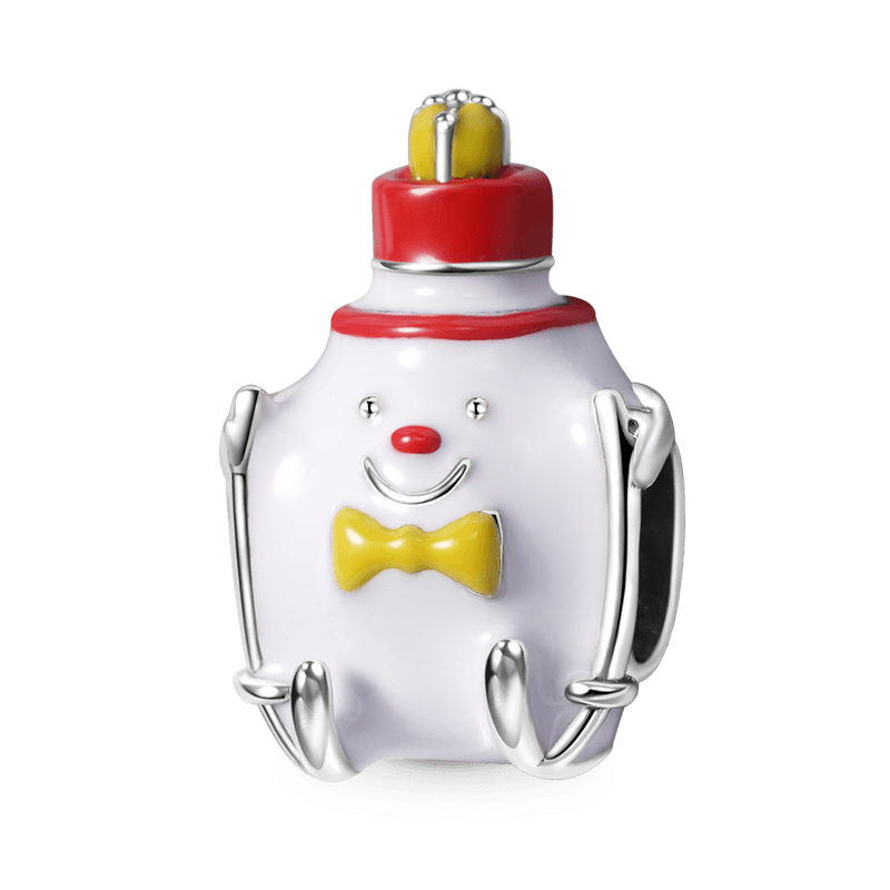 Charm Colgante muñeco de nieve de Navidad