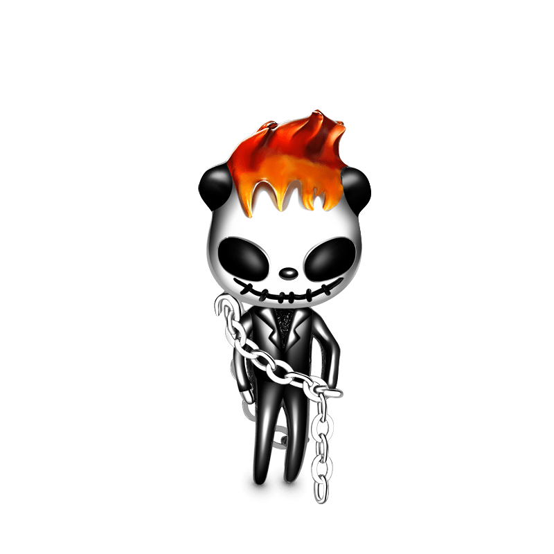 Charm de esqueleto de caballero fantasma