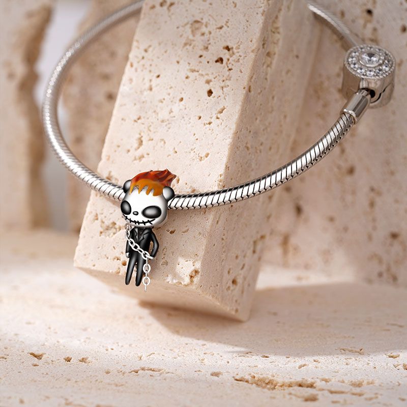Charm de esqueleto de caballero fantasma