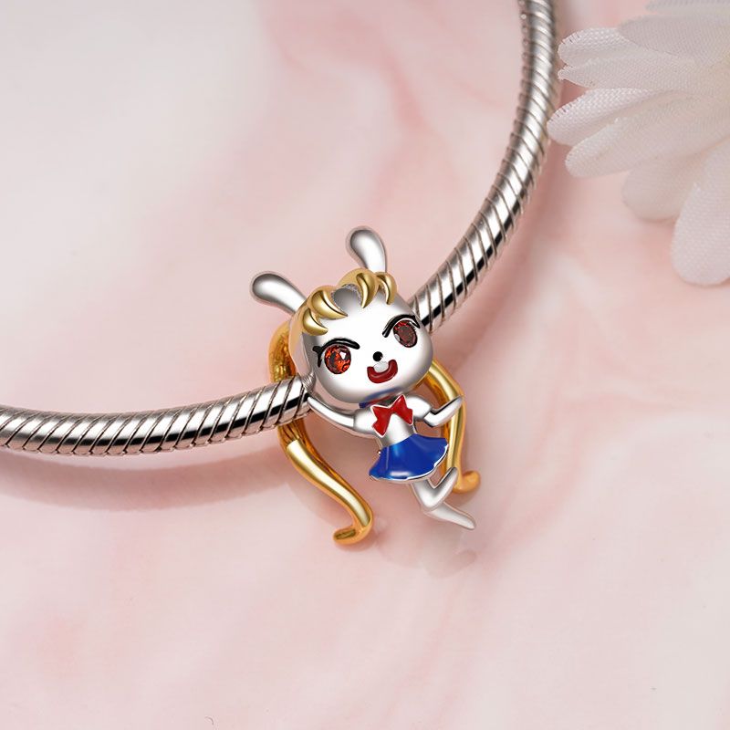 Charm colgante chica guapa