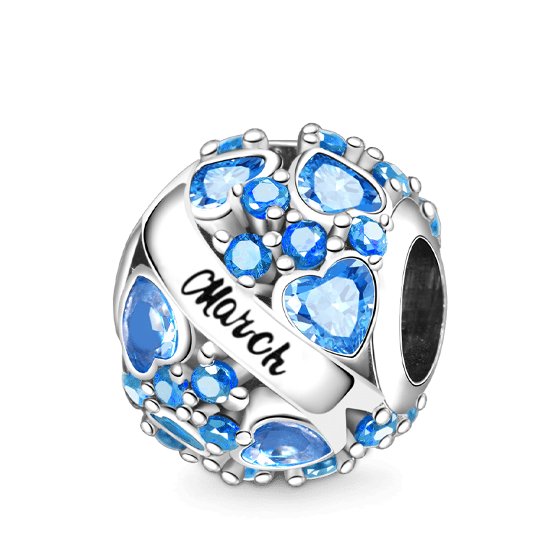 Charm de piedra de nacimiento redonda