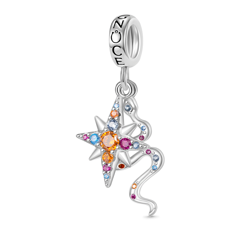 Colgante Serpiente Y Estrella