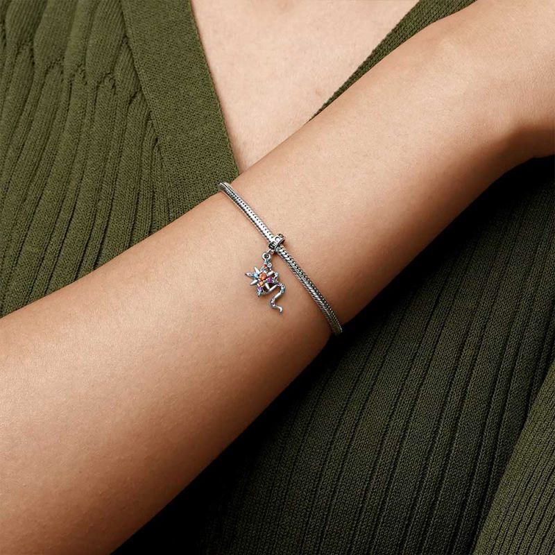 Colgante Serpiente Y Estrella