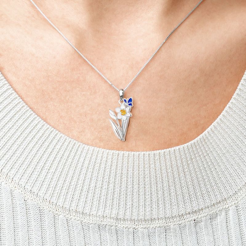 Collar Narciso Blanco