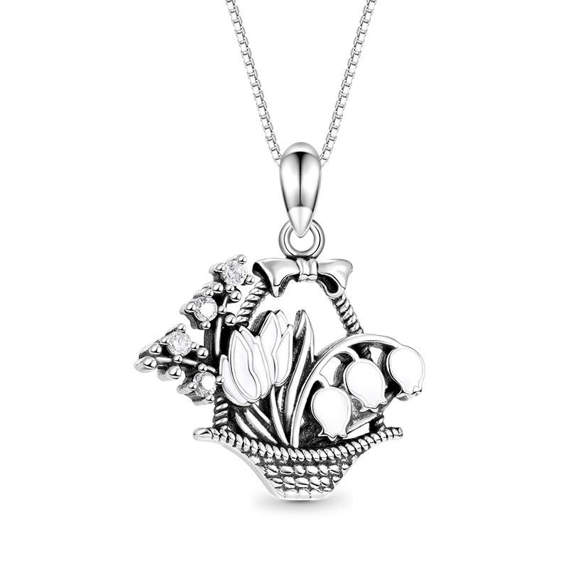 Collar Cesta Flor