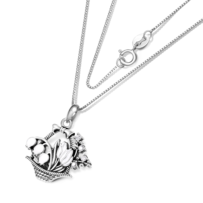 Collar Cesta Flor