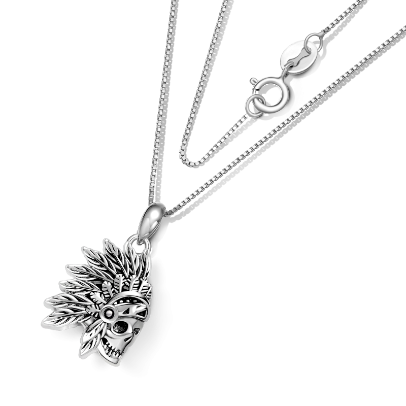 Collar Calavera India