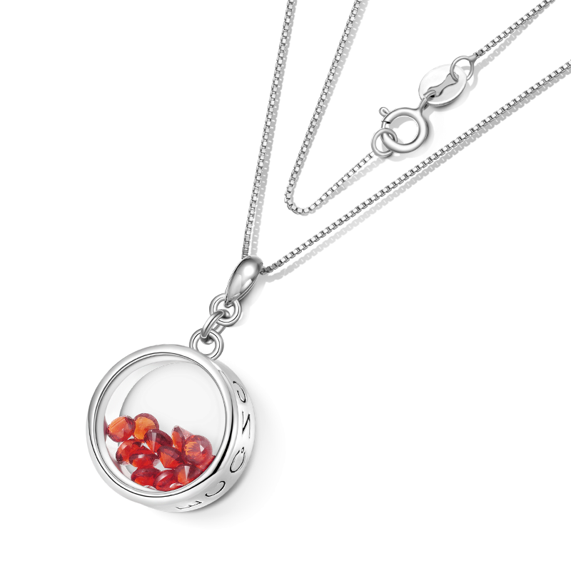 Collar De Piedras De Nacimiento Redondas