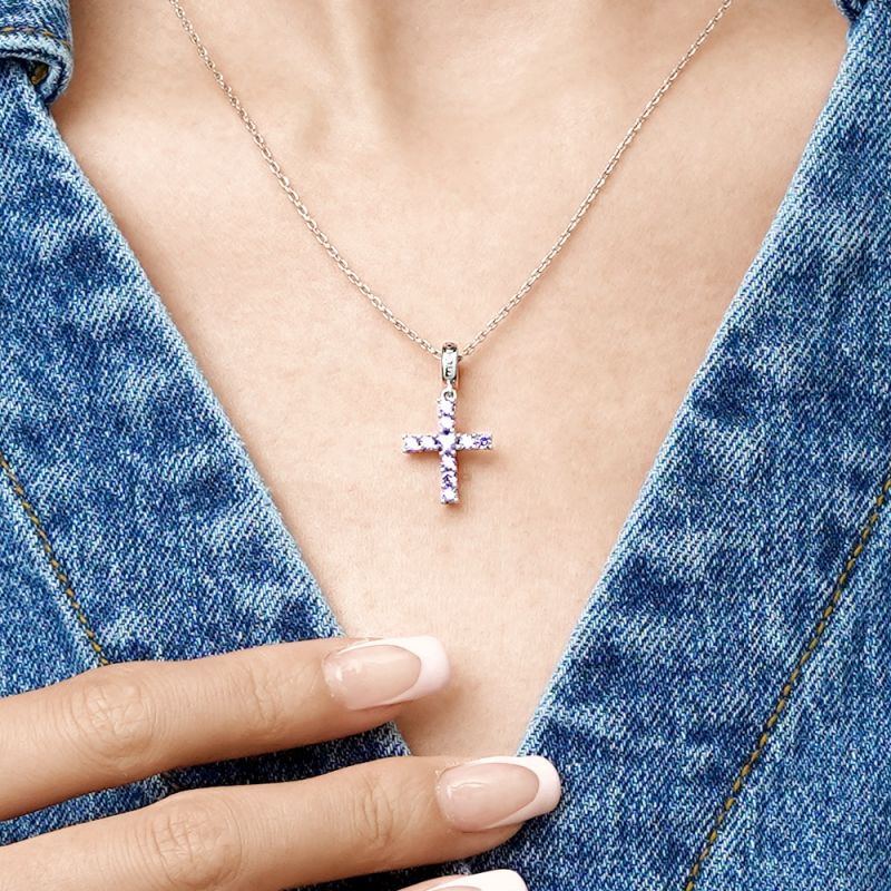 Colgante Cruz Corazón