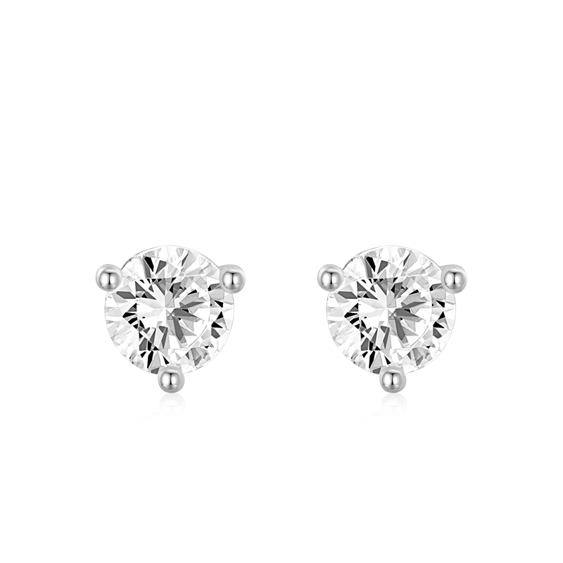 Pendientes De Una Piedra Cz