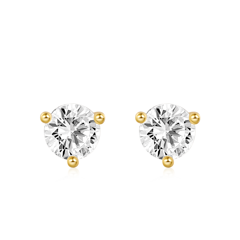Pendientes De Una Piedra Cz