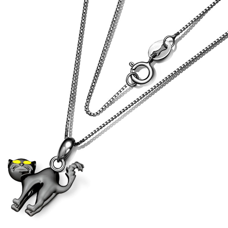 Collar Gato Negro Travieso