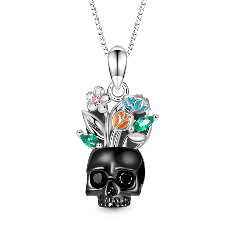 Collar Vase Skull